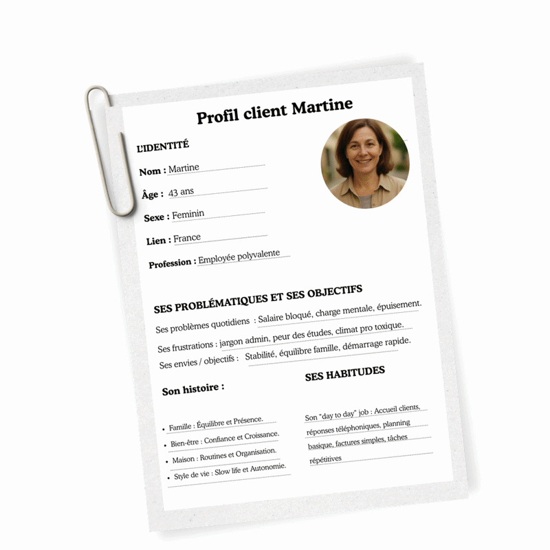 Audit stratégique Avatar Client L'Forme